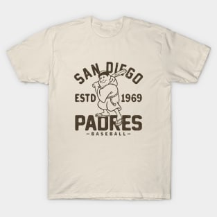 Retro San Diego Padres 1 by Buck Tee T-Shirt